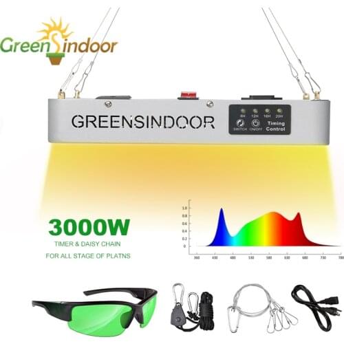 Grow Tent 3000W Phyto Lamp 3500K LED Grow Light Panel Indoor Lamp For Plant Full Spectrum Warm Light For Plant Growing Flowering
