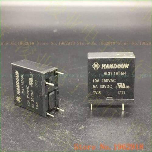 HL31-1AT-5H 10A/250VAC HL31-1AT-5H 5VDC