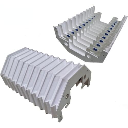 Cnc linear rubber flexible dust covers guide way shield part accordion bellows machine