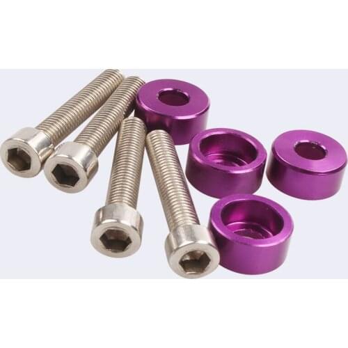 Car modification aluminum alloy gasket decorative cup gasket set 6mm 4 pieces WH-1006