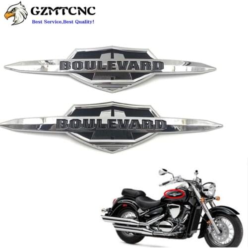 Fuel Tank Decals For Suzuki Boulevard C50 M50 C90 M90 C4109R M109R Fuel Gas Tank Emblem Badge Decoration 3D Decals Stickers
