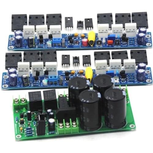 One pair L10 Dual Channel 200W Amplifier Board+Power Supply w/ Speaker Protection
