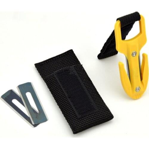 Portable Diving Cutting Knife Diving Snorkeling Safety Secant Cutting Knife Hand Line Cutter Diving Equipment