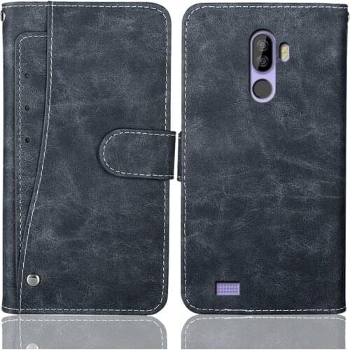 Luxury Wallet Oukitel Y1000 Pro Case 6.09" Vintage Flip Leather Phone Case Business Bag Protective Cover With Front Card Slots
