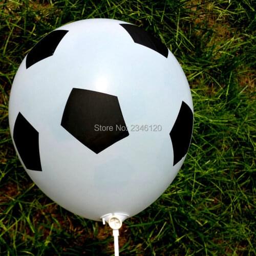 50pcs /lot 12 inch football pattern printed balloon 3.5 g orange red white party decoration balloon childrens toys balloons