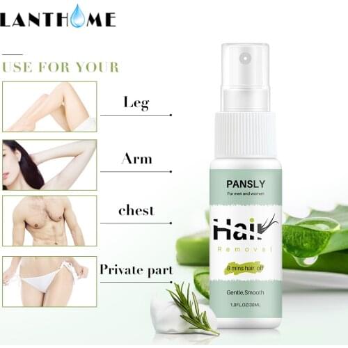 PANSLY Hair Removal Spray Painless Hair Remover Cream No Wax Smooth Legs,arm,underarm,intimate Depilatory Bubble Dropshipping