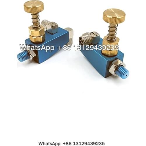 Humidifying Brass Blue Base Air Atomizing Nozzle,Fine Atomization Nozzle,Full Cone Fogging Round Spray Nozzle,Micron Mist Nozzle