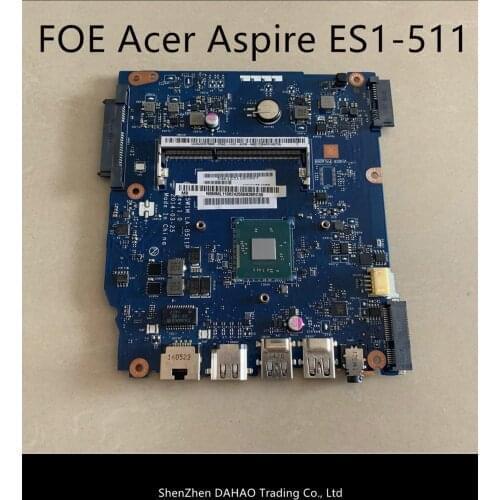 Z5W1M LA-B511P FOR Acer Aspire ES1-511 Laptop motherboard NBMML11002 DDR3 WITH CPU 100% fully tested
