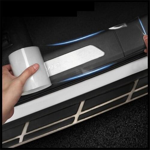 Car Protective Trunk Door Sill Film Accessories for Nissan Altima 370Z Xmotion Nuvu NV2500 Forum PALADIN TEANA