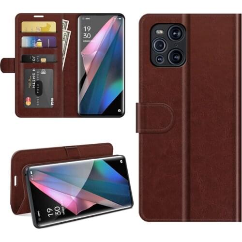 10pcs/Lot Phone 64 Grain Wallet Leather Case For OPPO A55 A94 C12 Realme 7i Reno 5 Find X3 X7 Pro 5G A53 A72 A73 C15 C17