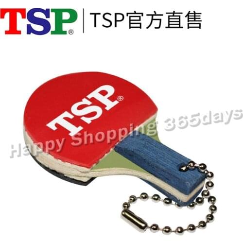 2 Pcs TSP Mini Table Tennis Racket Keychain Cute Pendant Funny Ping Pong Collection