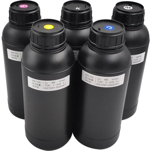 500ML/Bottle UV LED Hard Ink Compatible For Ricoh G5 GEN5 Konica 512i Seiko Toshiba Print head UV flatbed printer