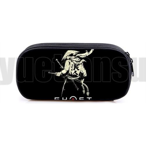 3D Cartoon Japanese Samurai Pencil Case Kids Anime Bushido Samurai Pen Bag Boy Girls Teens Pen Case Stationery Storage Box