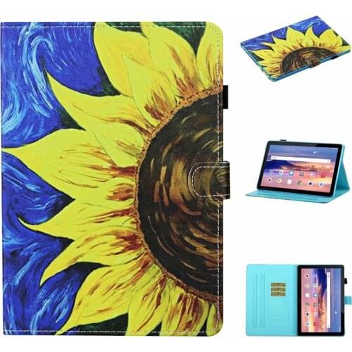 2020 New Beautiful Painted Case For Huawei MediaPad T5 10 AGS2-W09/L09/L03/W19 Honor Pad 5 10.1" PU leather Soft TPU flip cover