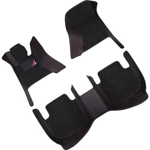 Black Red Car floor mats For opel zafira tourer k a j h b gtc insignia car floor mats