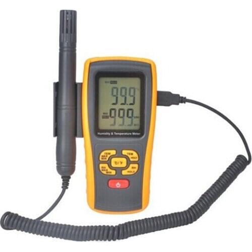 Digital Humidity Temperature Meter -10 to 50 Degree -20 to 1000 Degree Temperature And Humidity Tester