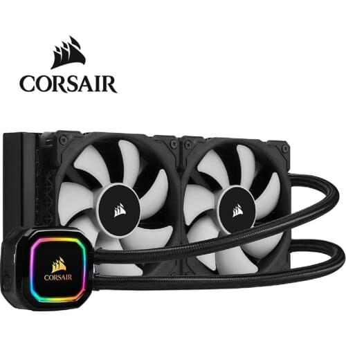 Corsair iCUE H115i RGB Pro XT, 280mm Radiator, Dual 140mm PWM Fans, Software Control, Liquid CPU Cooler