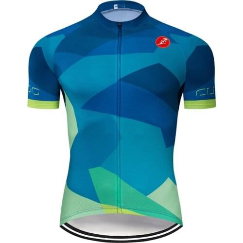 CUSROO 2021 Cycling Jersey Tops Summer Racing Cycling Clothing Ropa Ciclismo Short Sleeve mtb Bike Jersey Shirt Maillot Ciclismo