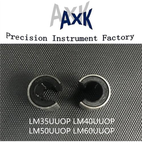 2021 Cnc Router Parts AXK Linear Rail Lm Op Linear Motion Bearings ( 2 Pcs ) Lm35uuop Lm40uuop Lm50uuop Lm60uuop Open Type