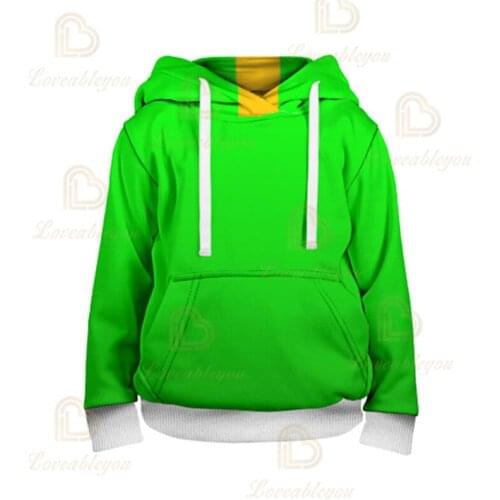 3T To 16T Childrens Sweatshirt 3D Game Stars Leon Hoodie Anime Hoodie Sweatshirts