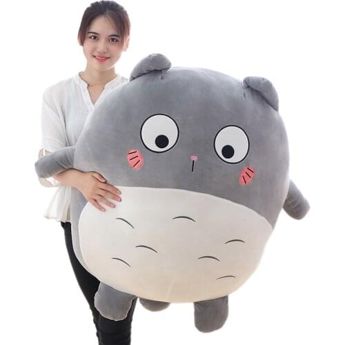 Kawaii anime Totoro plush toy large soft cartoon Totoro doll cat toys pillow birthday gift for friend children 35inch 90cm