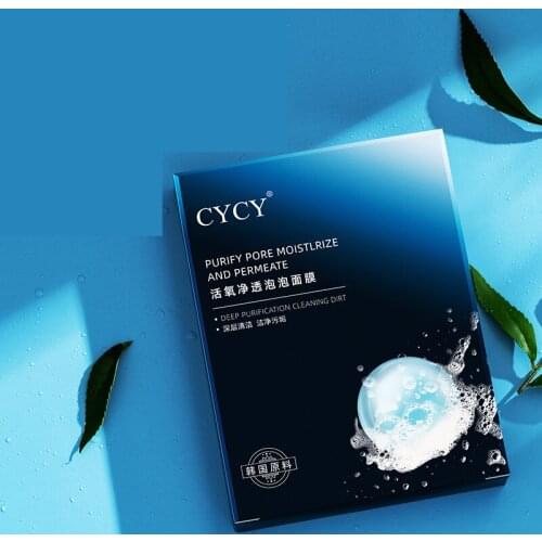 CYCY Oxygen Purifying Bubble Mask Replenishing Moisturizing Cleansing Contraction Moisturizing Oxygen Breathing Cleansing Mask