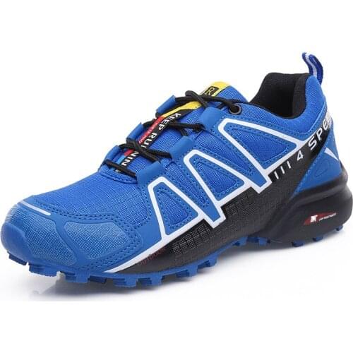 Large Size Mens Shoes Spring And Autumn Cross-country Fashion Trend Sports Wind CasualShoes Breathable Comfortable Hiking Shoes