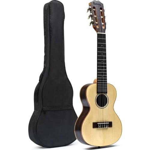 New 28'' Guitalele 6 String Ukulele with Mini Travel Guitar Bag