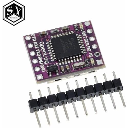 Openlog Serial Data Logger Open Source Data Recorder Naze32 F3 Blackbox ATmega328 Support Micro SD Module For Arduino