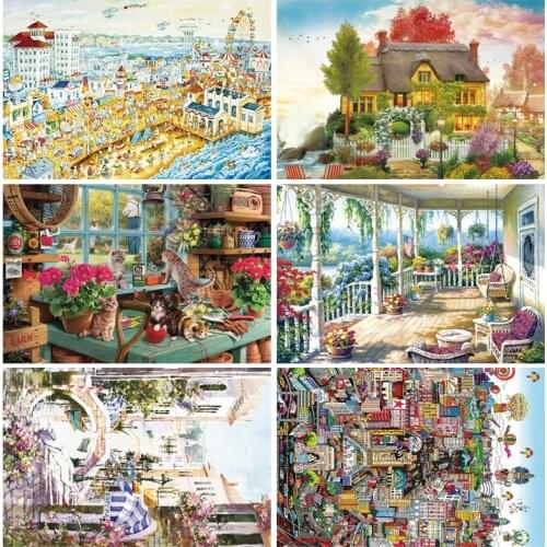 1000 Pieces Wooden Jigsaw Puzzle for Adults Stress Relief Toys Interactive Games that Promote Friendship