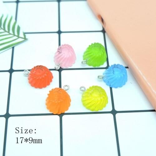 Candy charms pendants resin flat back cabochon for jewelry making bracelets necklace earrings making
