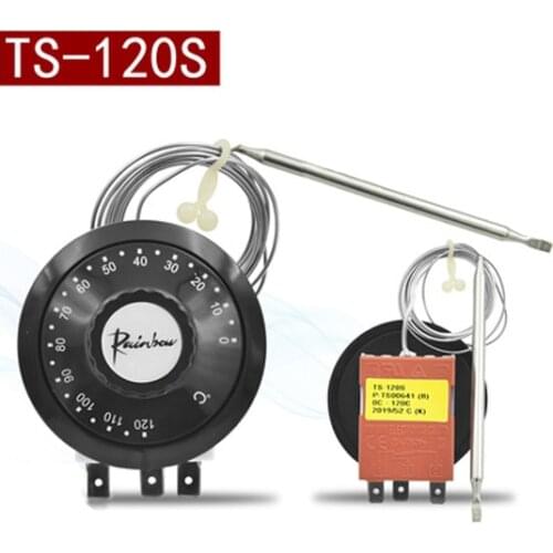 Rainbow Knob temperature control switch TS-120S 0-120 degree temperature switch TS-320S 5-320 degree tempertaure switch
