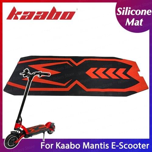 Silicone Mat For Kaabo Mantis Electric Scooter skateboard kickscooter spare parts accessories red black