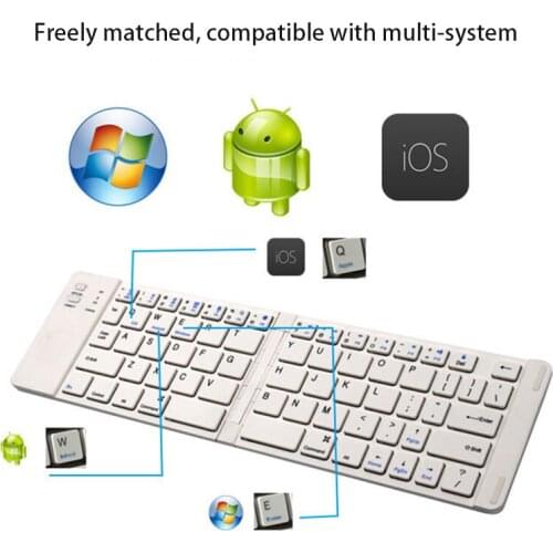 Folding Keyboard ,wireless portable Keyboard blue tooth Keyboard Portable Size ultra Slim for IOS WIN Andrioid smartphone Tab