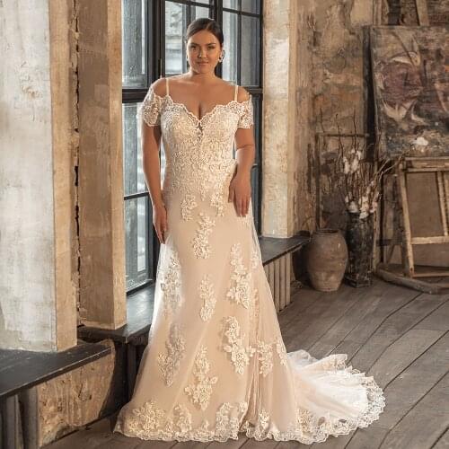 Robe De Mariee Princesse Tulle Wedding Dress Short Sleeve Vestidos De Novia Off The Shoulder Sukienka Na Wesele Simple Sukienki