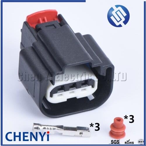 1 set 3 pin 160073-3106 Auto Socket Waterproof Electrical TPS Sensor Connector Ignition Coil Plug For BUICK Chevrolet