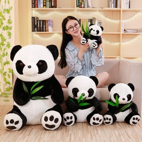 1Pc 10-50cm HOT Large Size Panda Doll Plush Toy Baby Bear Pillow Panda Cloth Doll Kids Toys Baby Birthday Gift For Children