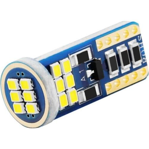 1Pcs T10 W5W WY5W 194 Super Bright 2016 LED Canbus No Error Car Interior Reading Dome Light Auto Parking Lamp Tail Side Bulb 12V