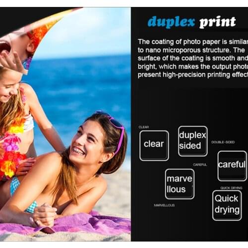 100 Sheets Of Inkjet Paper, Double-sided A3 A4 Matte Glossy Inkjet Paper, Suitable For Printing Color Text And Color Pattern