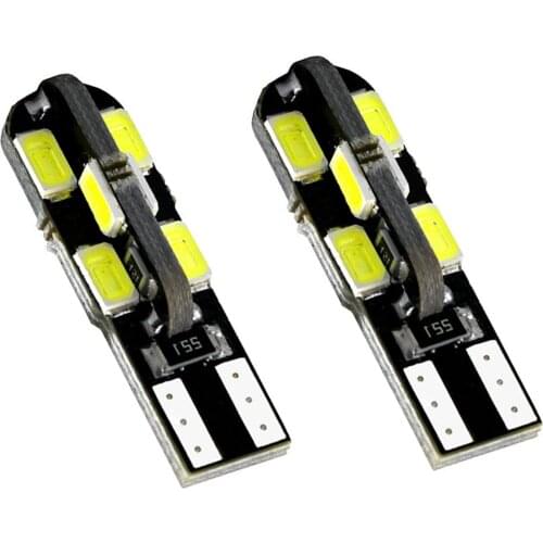 2PCS t10 led 194 Car Dome Light 12v White w5w led Canbus Car Daytime Running Light No Error