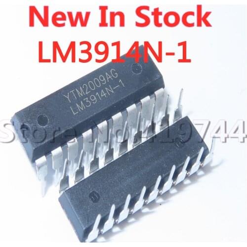 5PCS/LOT LM3914N-1 LM3914 LM3914N DIP-18 LED bar graph display driver In Stock NEW original IC