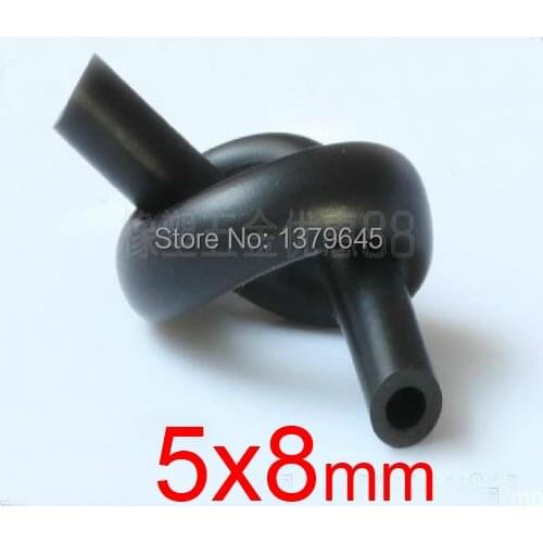 5x8mm 5mm ID 8mm OD FKM hose,Fluorine rubber tube, fluororubber FPM viton tube