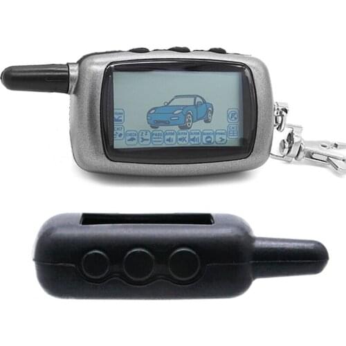A6 2-way LCD Remote Controller Key Fob for Russian Version Vehicle Security Two way Car Alarm System Twage Starline A6