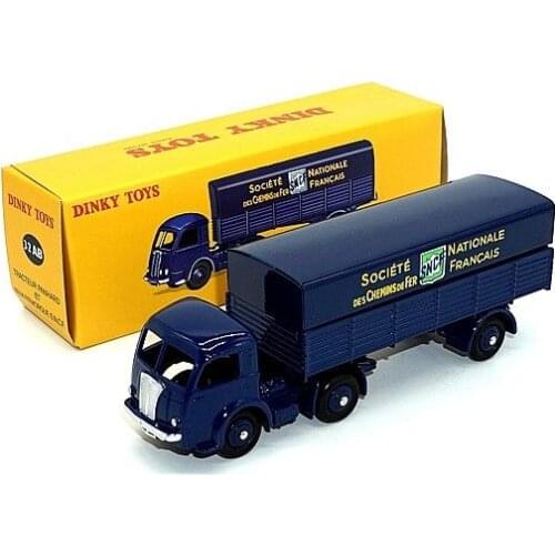 Atlas 1:43 Super Dinky Toys 32AB TRACTEUR PANHARD ET SEMI-REMORQUE SNCF Car model & Toys Model Collection