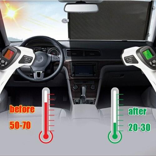 2021Car Sun Shade Auto Retractable Sunshield Heat Insulation Cover Curtains Curtain Interior Windshield Protection Accessories