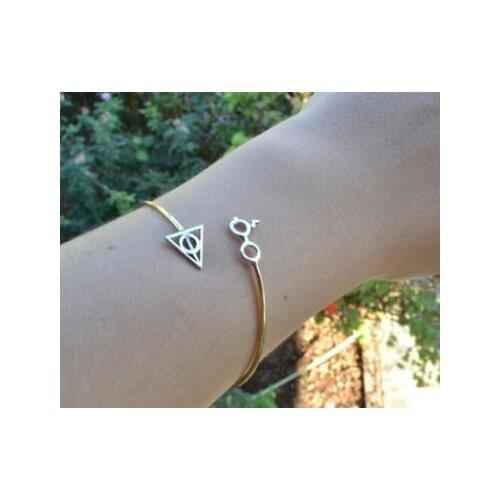 Harri Fashion Street Shooting Personality Bracelet Classic Stainless Steel Potter Eyes Death Artifact Female Jewelry Gift