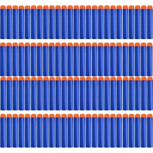 For Nerf Bullets Soft Hollow Hole Head 7.2cm Refill Darts Toy Gun Bullets for Nerf Series Blasters Xmas Kid Children Gift