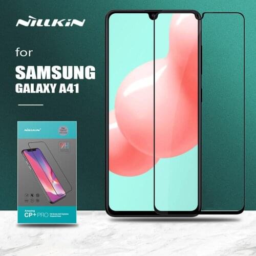 For Samsung Galaxy A41 Glass Nillkin CP+ PRO Tempered Glass Full Cover Protective Screen Protector for Samsung Galaxy A41 Film