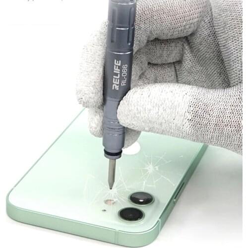 RELIFE RL-066 Remove Glass Back Cover Tools for IPhone Rear Housing Battery Blasting Camera Lens Break Crack Demolishing Pen