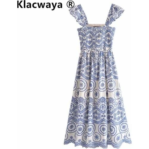 Летние платья бохо Klacwaya China At AliExpress